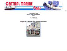 Tablet Screenshot of centralmarine-paris.com